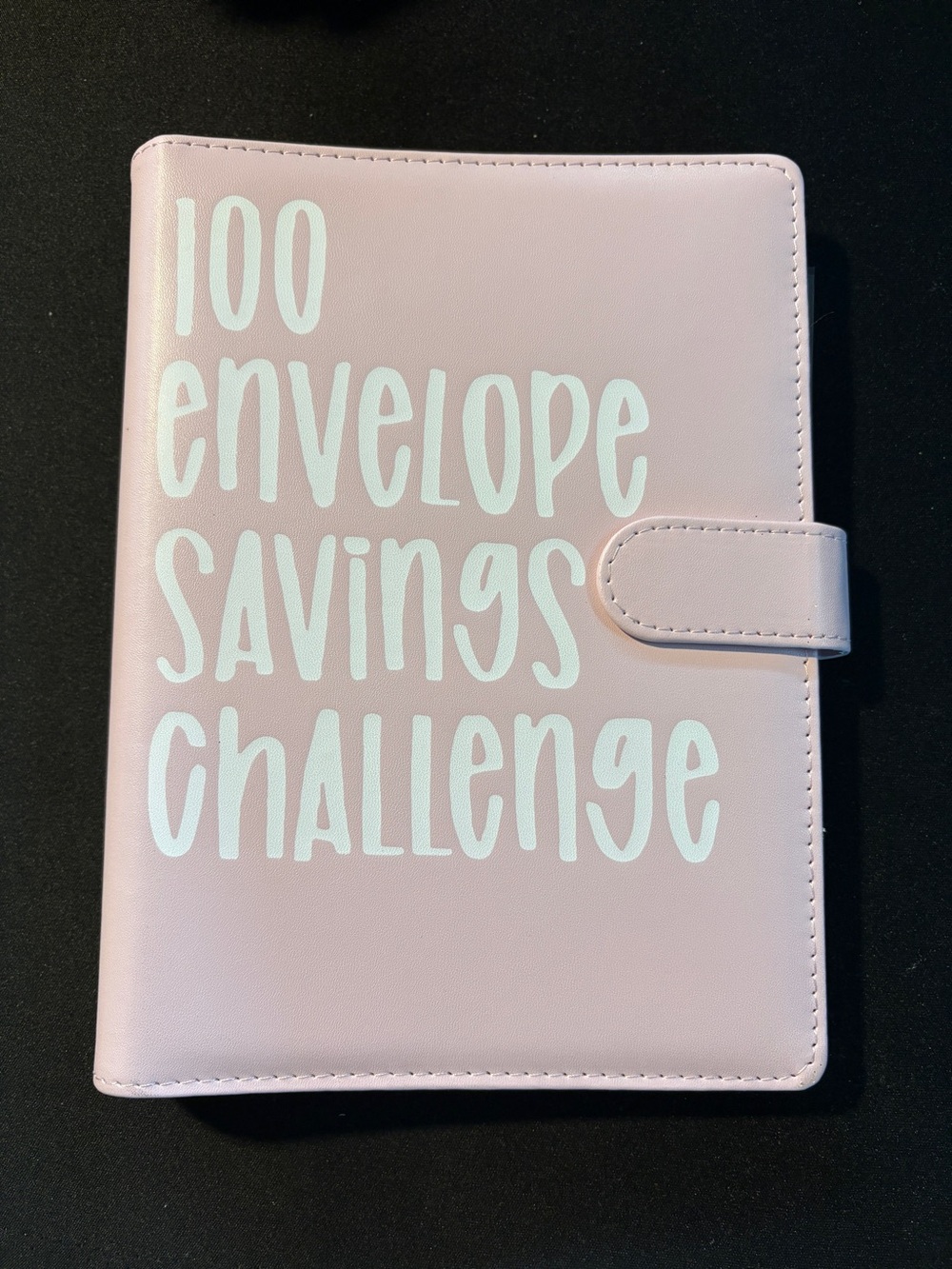 100 Envelope Savings Challenge Organizer - Pink